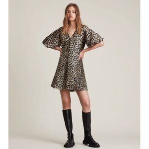 3x 👯‍♀️Host Pick⚡️All Saints Ilora Leppo Dress